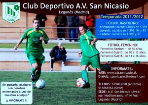 Cartel Captacion Senior 11-12