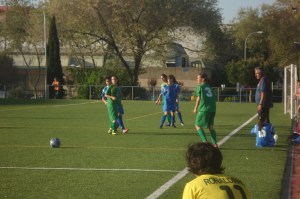 Partido del Femenino "B" contra el Seseña