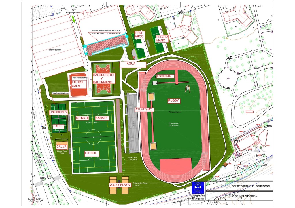 Mapa de actividades Día del Deporte 2017